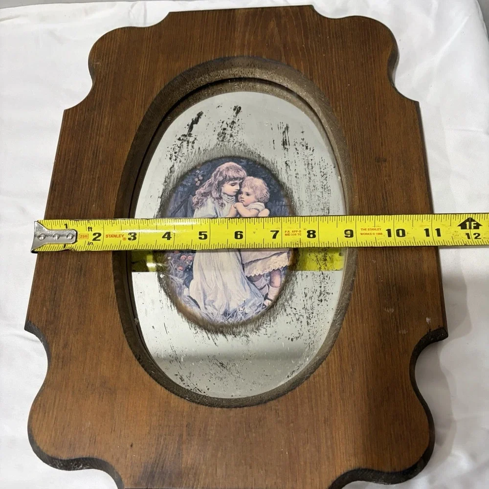 Vintage wooden framed Mirror picture 15